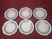 Talerzyki podstawki pod filiżanki sygnatura "Bogucice" ręcznie dekorowane