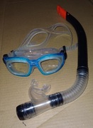 Okulary oryginalne Cressi + rurka fajka do snorkelingu bez zaworu