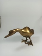 figurka z mosiądzu - kaczka