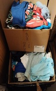 Ubrania 122-128 karton chłopak 
