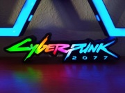 Neon LED Cyberpunk 2077 – podświetlana dekoracja RGB