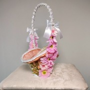 Koszyk wielkanocny koszyk do sypania kwiatów koszyk ozdobny 