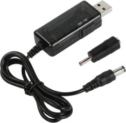 CERRXIAN Konwerter USB 5V na 9V 12V Kabel Zasilający DC5521 LED 0,8 m