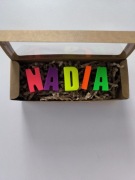 Personalizowane Kredki Świecowe z Wosku Pszczelego NADIA Eko Prezent 