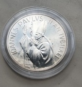 Watykan 1000 Lirów 1983 r Jan Paweł II srebro 