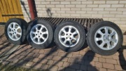 Alufelgi Opel 4x100 z oponami letnimi Dębica 195/65/15 DOT 2021 5,6 mm