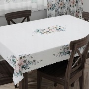 GWIAZDA BETLEJEMSKA Obrus 140x180cm,róż-niebieski