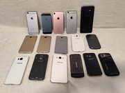16szt Telefony/Smartfony Apple iPhone 4szt i SAMSUNG 12szt na części 