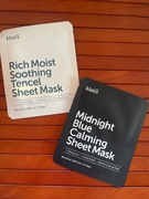 Zestaw dwóch koreańskich maseczek do twarzy w płachcie 