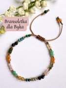 Bransoletka z kamieniami dla Byka