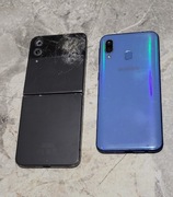 #61samsung a40 i samsung flip4 uszkodzone