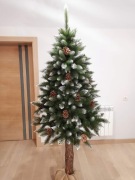 Choinka sztuczna na pniu Świerk Diamentowy 220cm