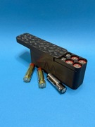 Pojemnik na baterie AA 16 szt. Organizer na akumulatorki czarny druk 3D 