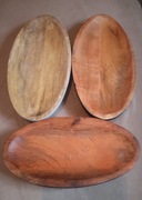 Taca do serwowania przekąsek drewno Mango