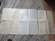 zestaw 3szt. oryginalna ulotka SOLIDARNOŚĆ Gdańsk '80 biuletyn strajk PRL