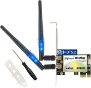PCIE WiFi 6 karta AX200 do gier Bluetooth 5.2 Dual-Band 5G/2.4GHz 