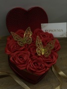 Walentynkowy flowerbox - serce z różami