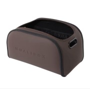 Organizer do bagażnika samochodu 55L CIEMNY BRĄZ składany kuferek do auta