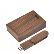 HOZYALE USB PENDRIVE PAMIĘĆ 32GB PAMIĘĆ Z DREWNIANYM PUDEŁKIEM 