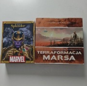 Zestaw Gier Planszowych Terraformacja Marsa + Splendor Marvel
