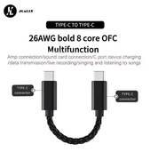 JCALLY OTG USB C/USB C Black 