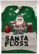 Sweter świąteczny Santa Floss dla chłopca rozm.S