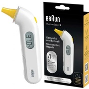 BRAUN THERMOSCAN 3 TERMOMETR ELEKTRONICZNY DO UCHA IRT3030