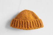 Ciepła czapka handmade 
