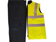 Spodnie robocze OCS (nowe) + GRATIS kamizelka odblaskowa – rozmiar L/XL