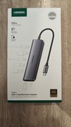 Ugreen Adapter Hub USB-C 7-w-1 HDMI 4K 3x USB Czytnik Kart PD 100W