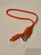 Oryginalny kabel JBL microUSB 30cm tylko do ładowania, pomarańczowy