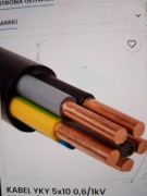 Kabel 5x10 ziemny darka 100mb
