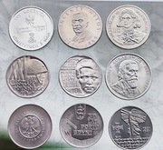 9 monet z epoki PRL,  lepszy sort, piękne, mennicze , zest 4