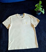 Koszulka Polo Ralph Lauren XL Beżowa Klasyczna Krótki Rękaw Bawełna