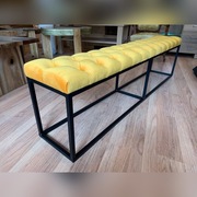 Ławka pikowana industrialna Velvet 170x30