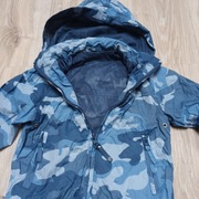 Kurtka niebieska moro 86 92 wiatrówka