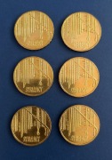 Sybiracy 2 zł 2008 r x6 szt Mennicze UNC
