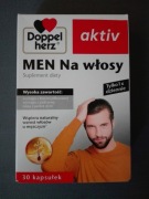 Doppelherz MEN AKTIV włosy 30 kapsułek wzrost włosów u mężczyzn