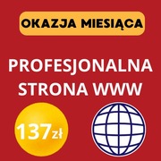 OKAZJA MIESIĄCA – Zdobądź Profesjonalną Stronę WWW za Jedynie 137 ZŁ! 