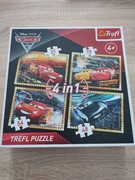 Puzzle Auta Cars Zygzak McQueen Trefl 4w1 35/38/54/70 elementów