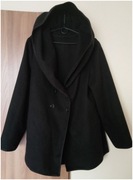 Płaszcz z kapturem ala flauszowy r. 44/46