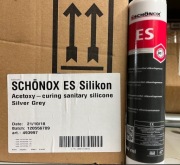 silikon 300ml  ES Dark Grey  silver gray, grey