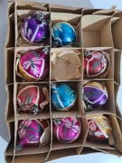 Stare bombki na choinkę prl szklane