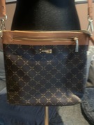 OCHNIK torba torebka listonoszka crossbody logowana brąz camel