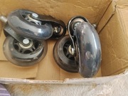 KÓŁKA DO FOTELA Obrotowego Krzesła Kauczukowe Gumowe Silikonowe 4SZT