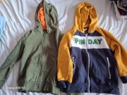 Zestaw 2 zapinanych bluz z kapturem w rozmiarze 128 