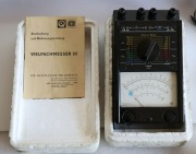 Multimetr DDR Vielfachmesser III Messtechnik Mellenbach analog jak nowy