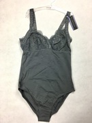 Tommy Hilfiger body szare na ramiączka XS zatrzaski koronka bielizna sexy