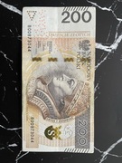 200 zł seria B00873044  z 30 marca 2015 roku 