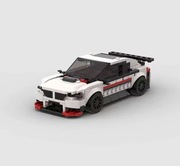 Klocki wzór LEGO BMW M2 Autko Samochodzik Prezent wyścigowy HIT Pudełko